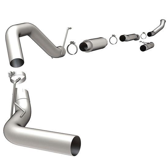 Magnaflow 5" turbo-back aluminized steel exhaust chevrolet gmc duramax - 18982