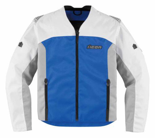 New icon device adult textile jacket, blue/gray, large/lg