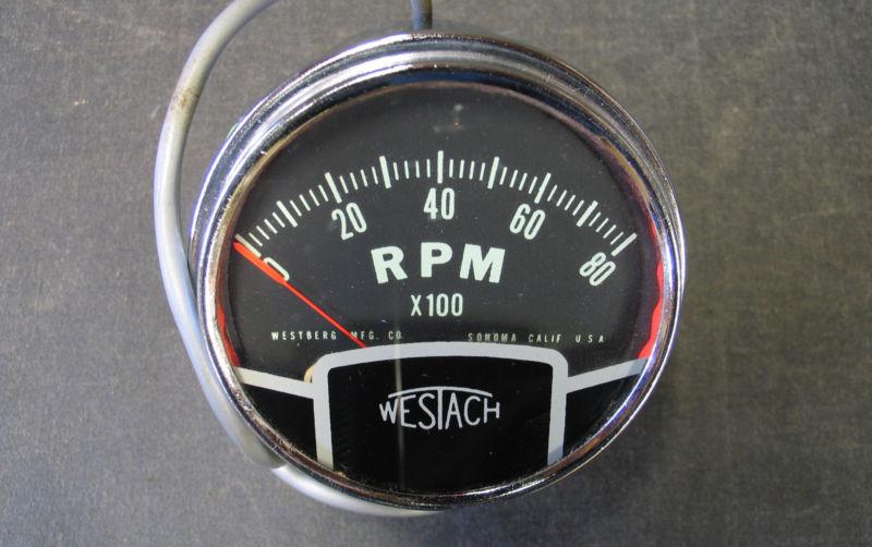 N.o.s. ~ vintage ~ westach ~ tachometer ~ 8000 r.p.m. ~ 81b