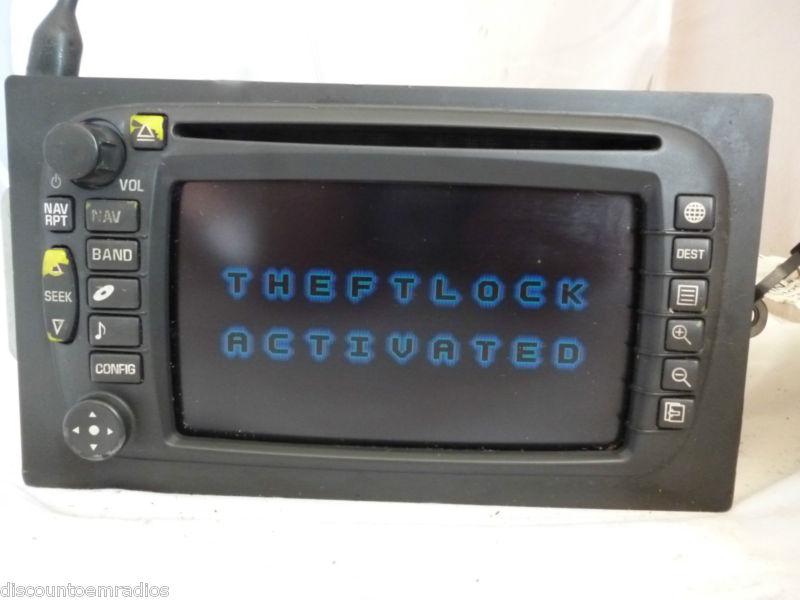 03-05 chevrolet silverado suburban avalanche navigation gps radio 15204334 *