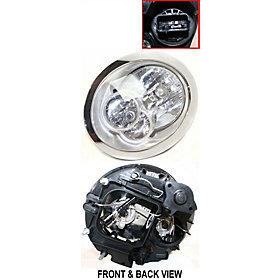 New headlight headlamp assembly drivers left side w/bulb