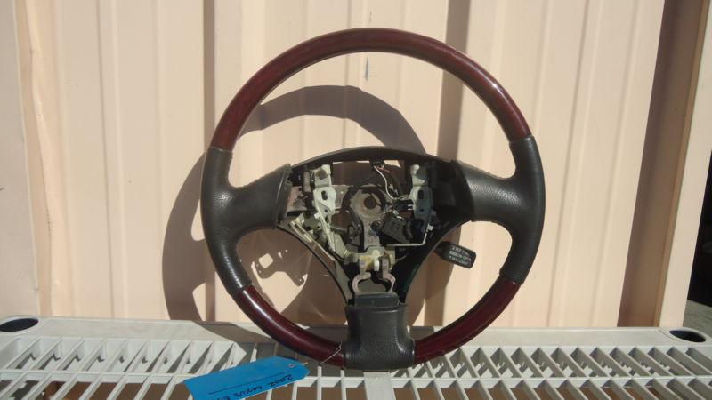 02 03 lexus es300 woodgrain steering wheel lather oem