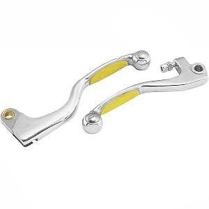 Msr hp lever set with grip yellow fits 96-03 suzuki rm250