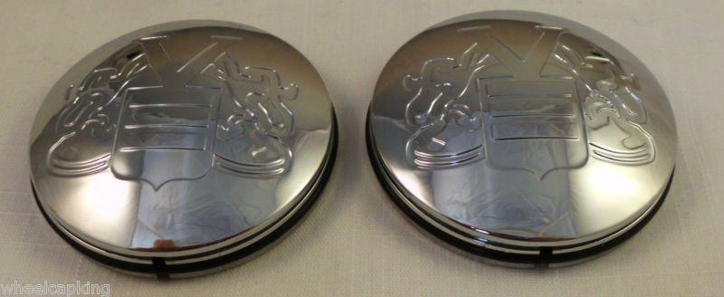 Vogue wheels chrome custom wheel center cap caps set of 2 # 1000-33 new!