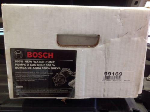 Bosch water pump gmc yukon and others 99169 nib with gasket