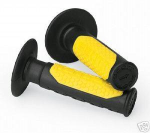 Scott motorcycle mx handlebar grips scott fusion ii black/yellow new