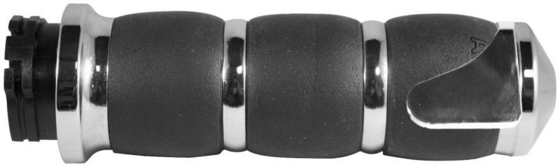 Avon chrome velvet air cushion hand grips w/ boss for 2008-2013 harley touring