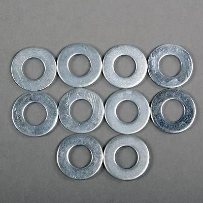 Summit racing hk-37nsae1z washers sae flat steel zinc plated 3/8" set of 10