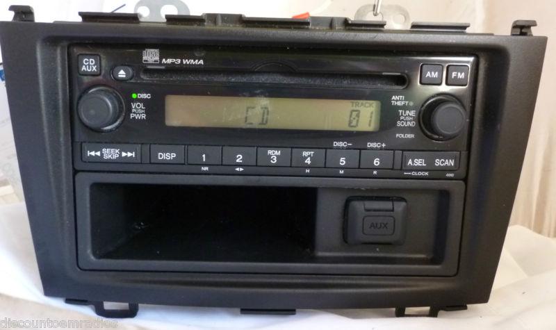  07-10 honda crv  radio cd mp3 with code 4xn0 39100-swa-a50  b