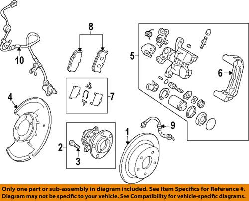 Mazda oem gk2y26251h disc brake rotor/rear brake rotor/disc