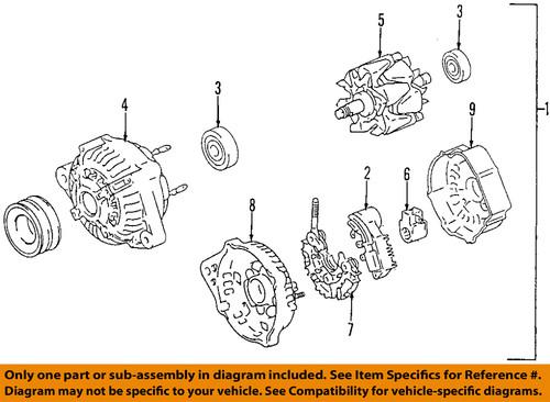 Toyota oem 270605026084 alternator/generator/alternator