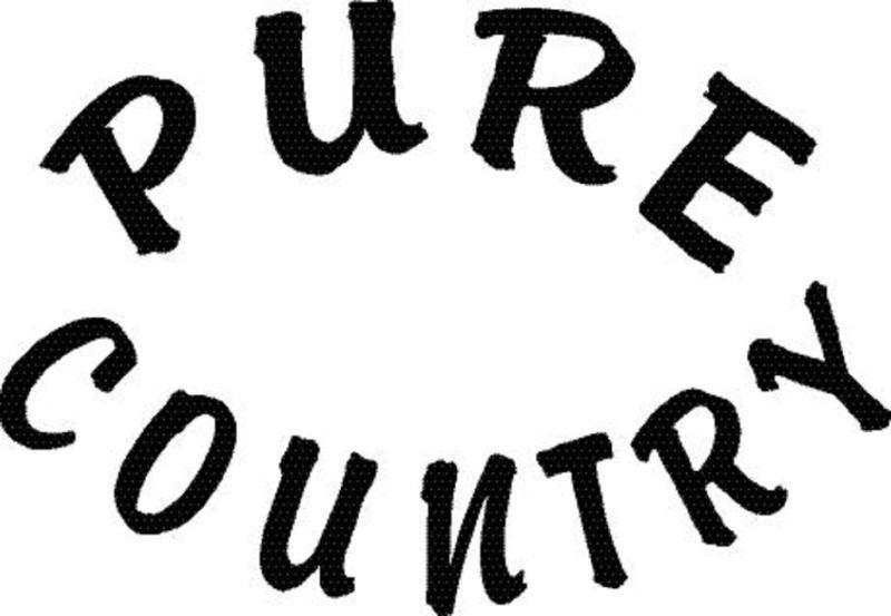 Pure country 10" car truck window vinyl sticker decal choose color 0131