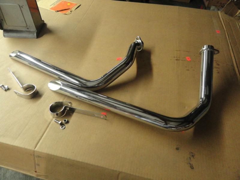 Shovelhead "new" set of 1966-69 drag pipes