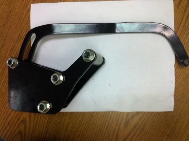 Black alternator bracket  sbc high mount