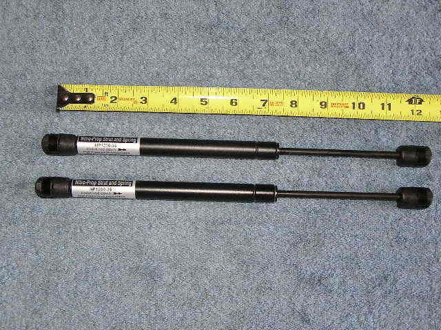 2ea 12in 25# rv marine nitro-prop gas spring lift strut shock ram stay rod 12”