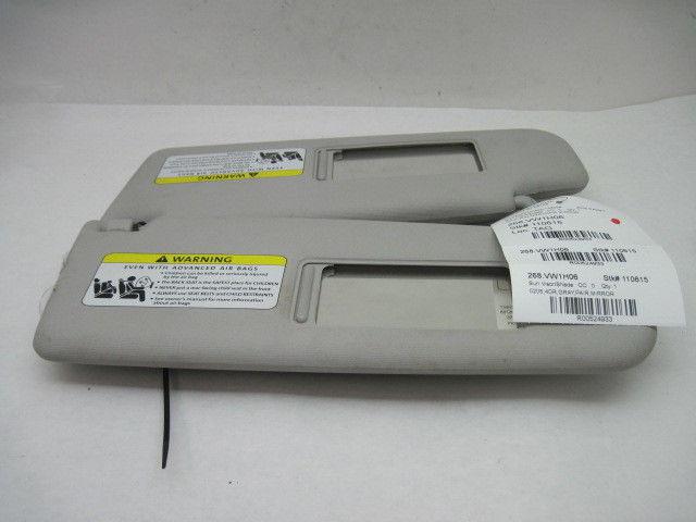 Interior sun visor volkswagen golf rabbit 2006 06 pair 524933