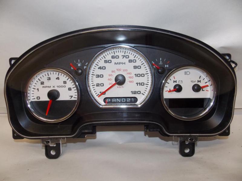 07-07 ford f150 lariat 99k instrument cluster speedometer 2007 #7106