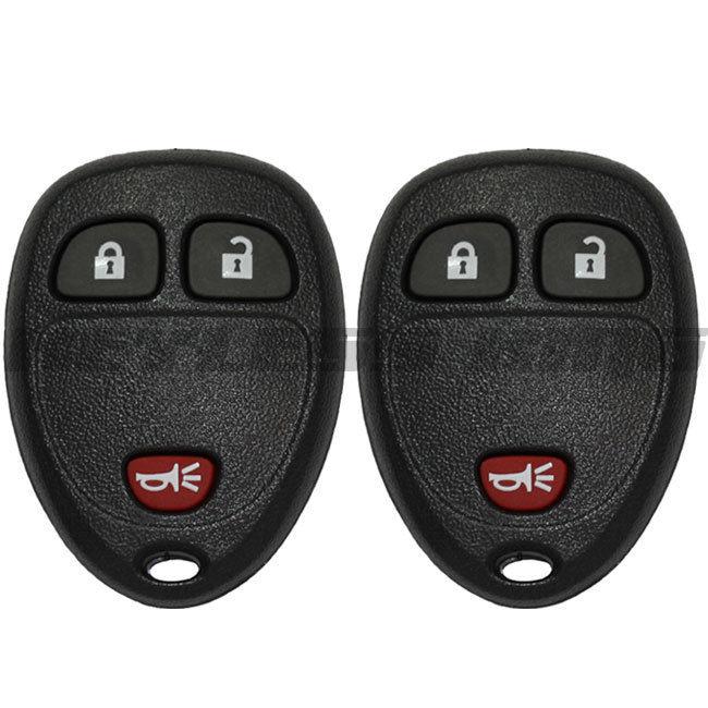 2 new replacement keyless entry remote key fob clicker transmitter for 15777636