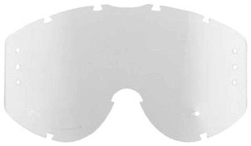 Progrip adult goggle replacement lens,clear pre-drilled for roll-offs,one size