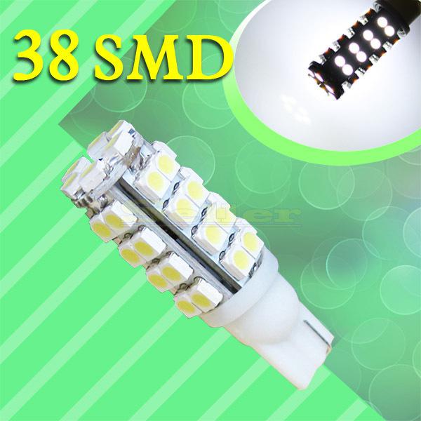 T10 38 smd license plate pure white 194 w5w 38 led car light bulb lamp