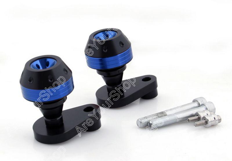 Frame sliders crash pads left right for honda cbr1000rr 2006-2007 blue