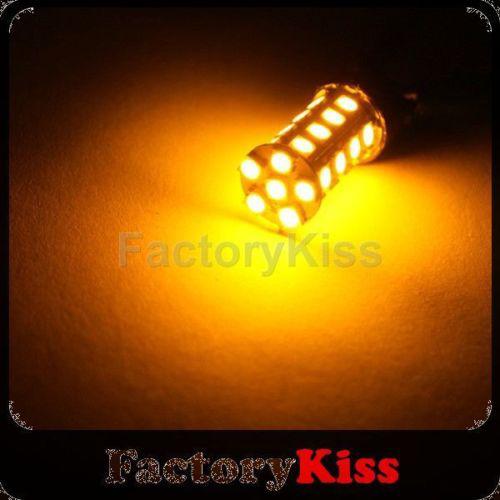 Gau auto 2 x car bulbs 3157  30-led 5050 smd amber turn/tail light #352