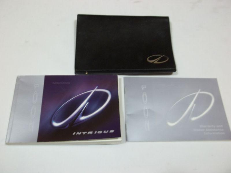 2001 oldsmobile intrigue owner manual 3/pc.set & black oldsmobile factory case..