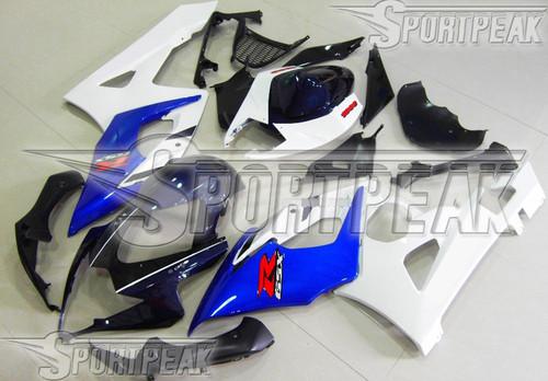 Fit suzuki 2005 2006 gsx-r gsxr 1000 k5 05 06 fairing abs bodywork blue f61b13