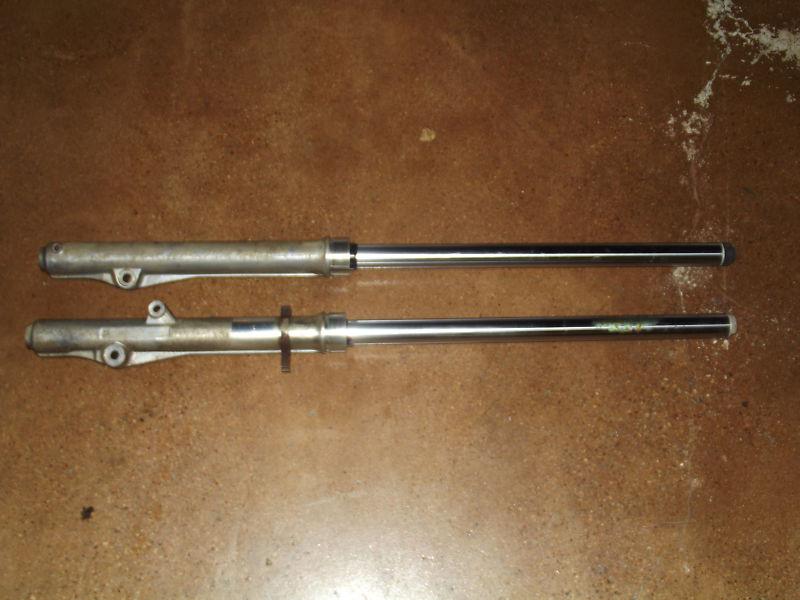 Kawasaki klx250 klx 250 left right fork front forks shocks 1979 1980