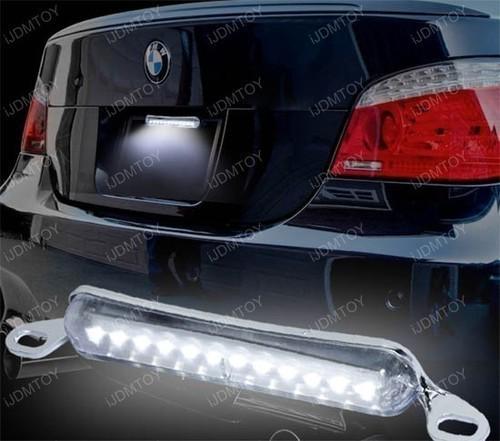 Xenon white 12-led bolt-on led license plate light lamp universal fit any car