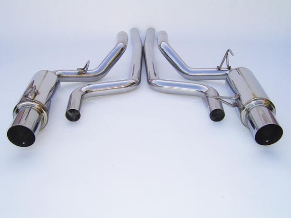 Invidia exhaust n1 catback cat back ss tips 05-09 ford mustang v8 gt gt500