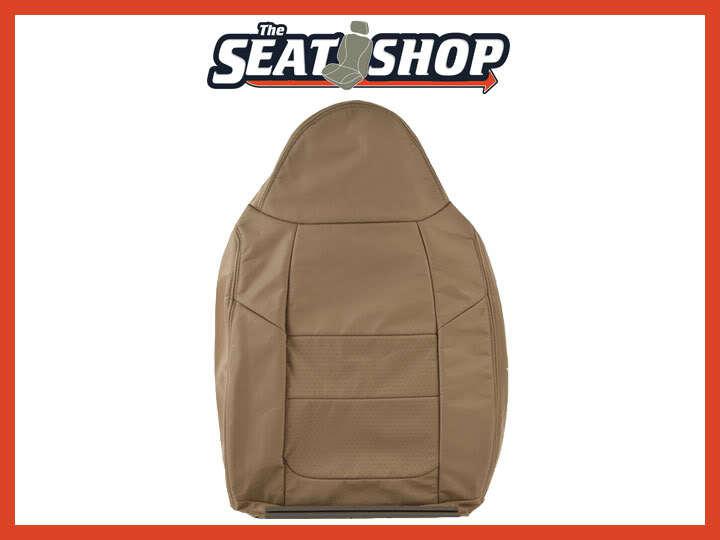 2001 ford f250/350 med parchment leather seat cover lh top (40/20/40)