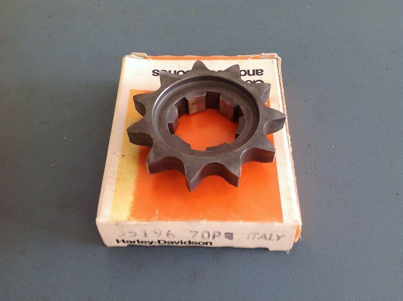 Aermacchi 11t mainshaft sprocket 35196-70p 70-74 ss,sx 350