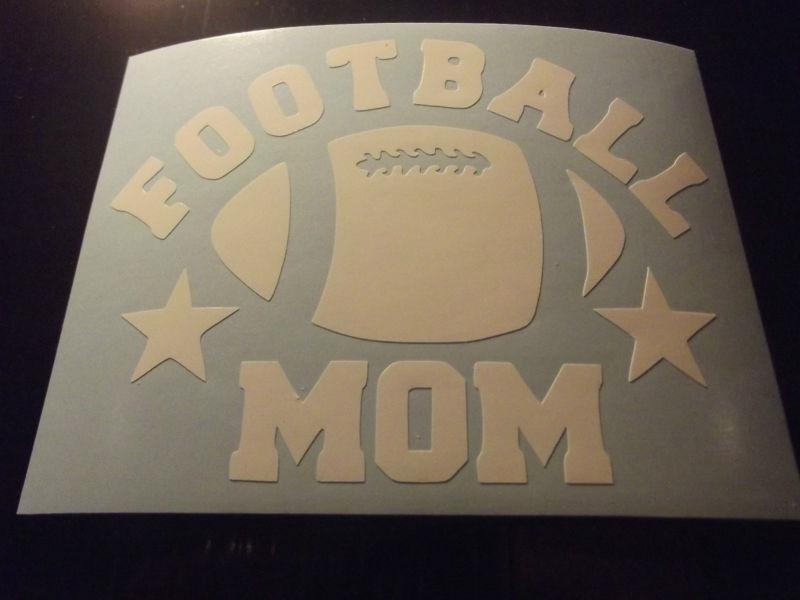 Football mom window decal sticker 