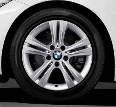 4 x bmw genuine wheel rim 17" double spoke 392 320i 328i 328ix 335i hybrid 3 f30