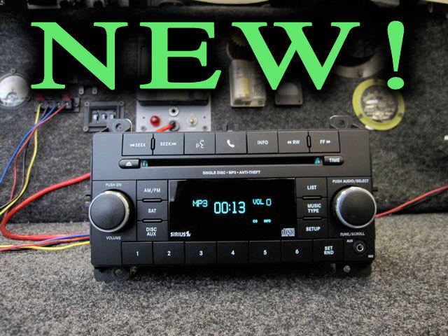 Jeep grand cherokee cd mp3 player sat radio p05091193aa p05091193ab p05091194aa