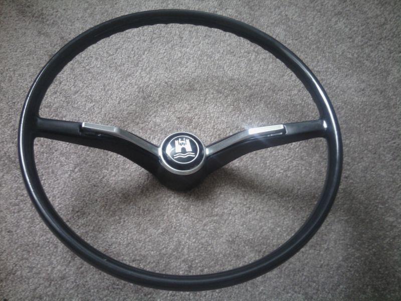 Vintage 1960's 1970's volkswagen wolfsburg edition steering wheel - no cracks