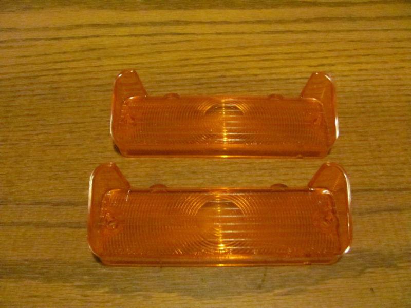 Nos 66 impala parking light lens's glo-brite 