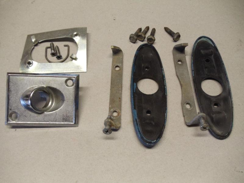 70 - 81 camaro z28 trans am firebird mirror brackets and bezels