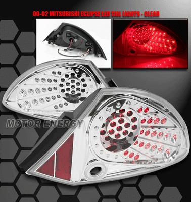 2000 2001 2002 mitsubishi eclipse led altezza tail brake light lamp spyder coupe