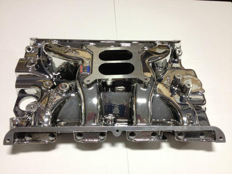 Edelbrock 71054 ford 332-428 v8 performer rpm fe endurashine intake manifold