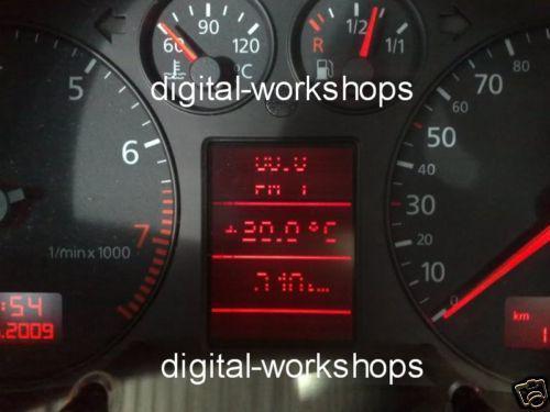 Audi a3 a4 a6 a8 dis computer display lcd pixel repair cd l@@k save £££