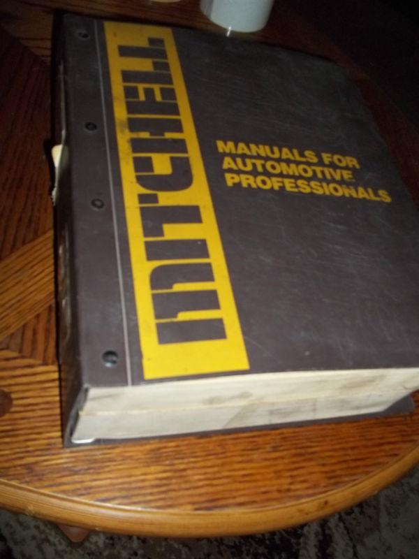 Mitchell binder 1990-1991 air conditioning&heating imported cars/lt trucks/vans