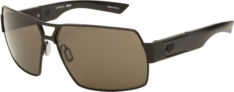 Fox the meeting sunglasses matte black frame warm grey motocross 2013