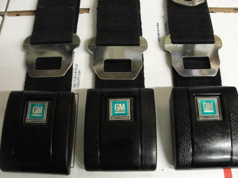 69 70 71 nova camaro chevelle gto rear seat belts set