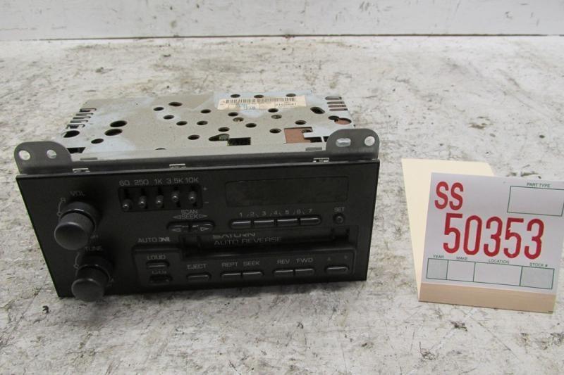 91 92 93 94 saturn sl2 sedan radio cassette player am fm receiver oem 12215