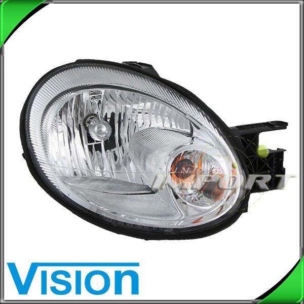 Passenger right side headlight lamp assembly replacement 2003-2005 dodge neon