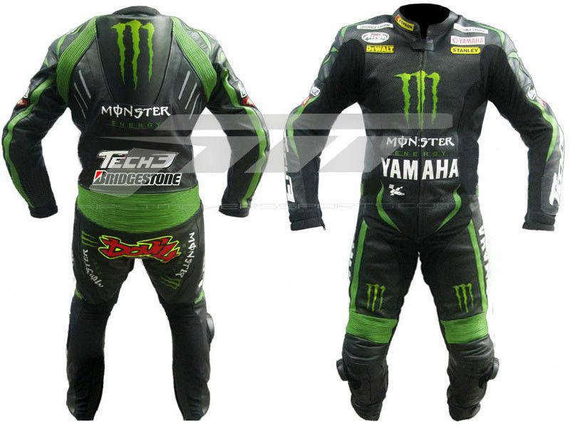 Monster motorbike racing leather suit 