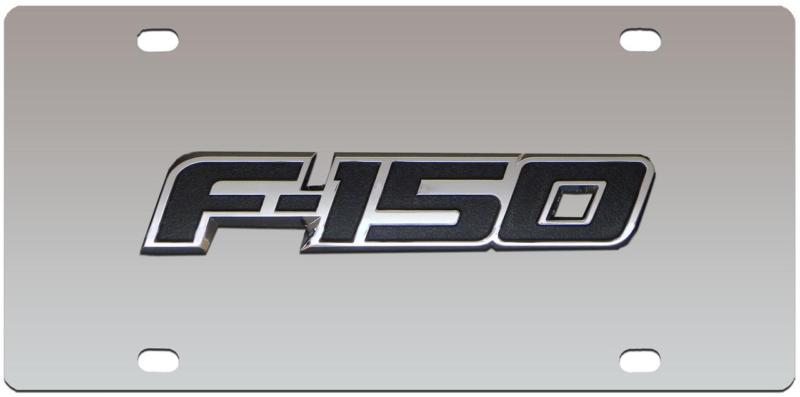 New stainless steel license plate - ford f-150