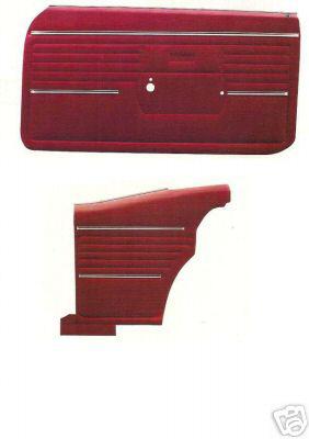 1968 camaro door panel kit 68 front & rears